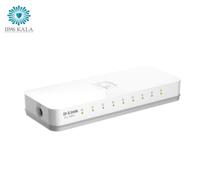 سوییچ هشت پورت D_LINK DES-1008C  گارانتی الماس رایان ایرانیان
